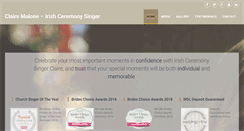 Desktop Screenshot of clairemalone.ie